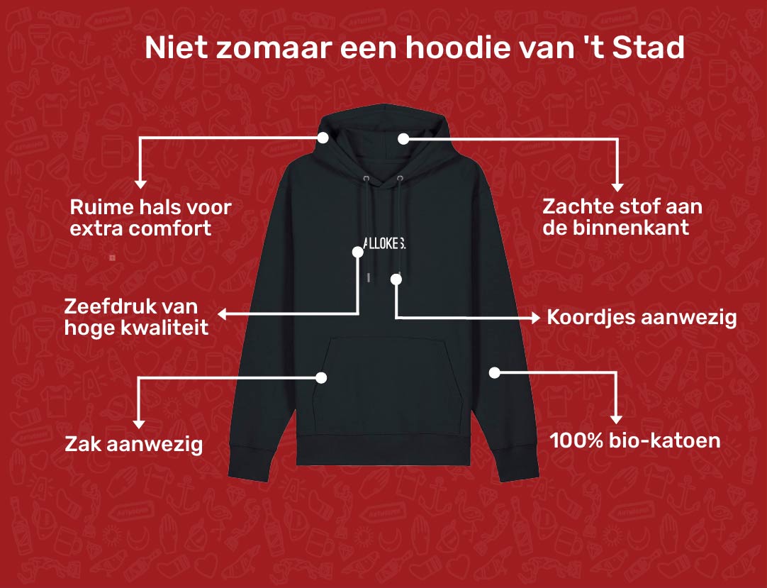USP card ALLOKES Hoodie voor volwassenen van KLEIR.