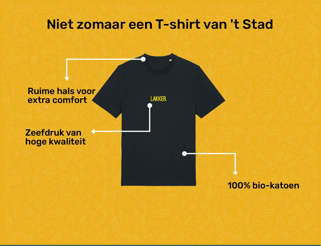 USP card LAKKER T-shirt voor volwassenen van KLEIR.