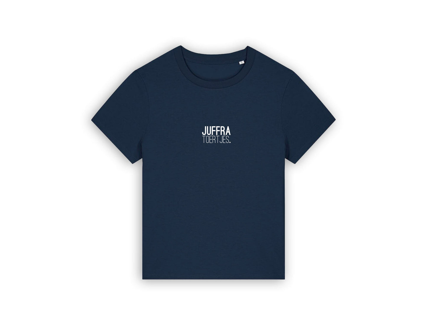 T-shirt • JUFFRA TOERTJES. • Donkerblauw • Getailleerd