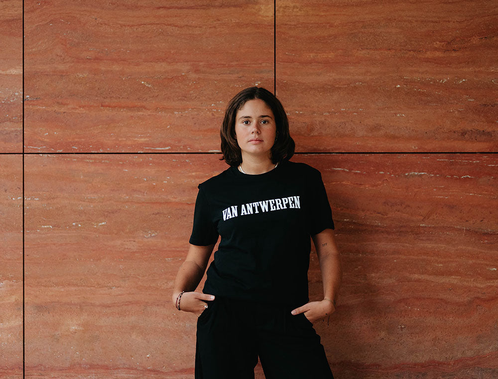 T-shirt • Van Antwerpen • Zwart • Unisex