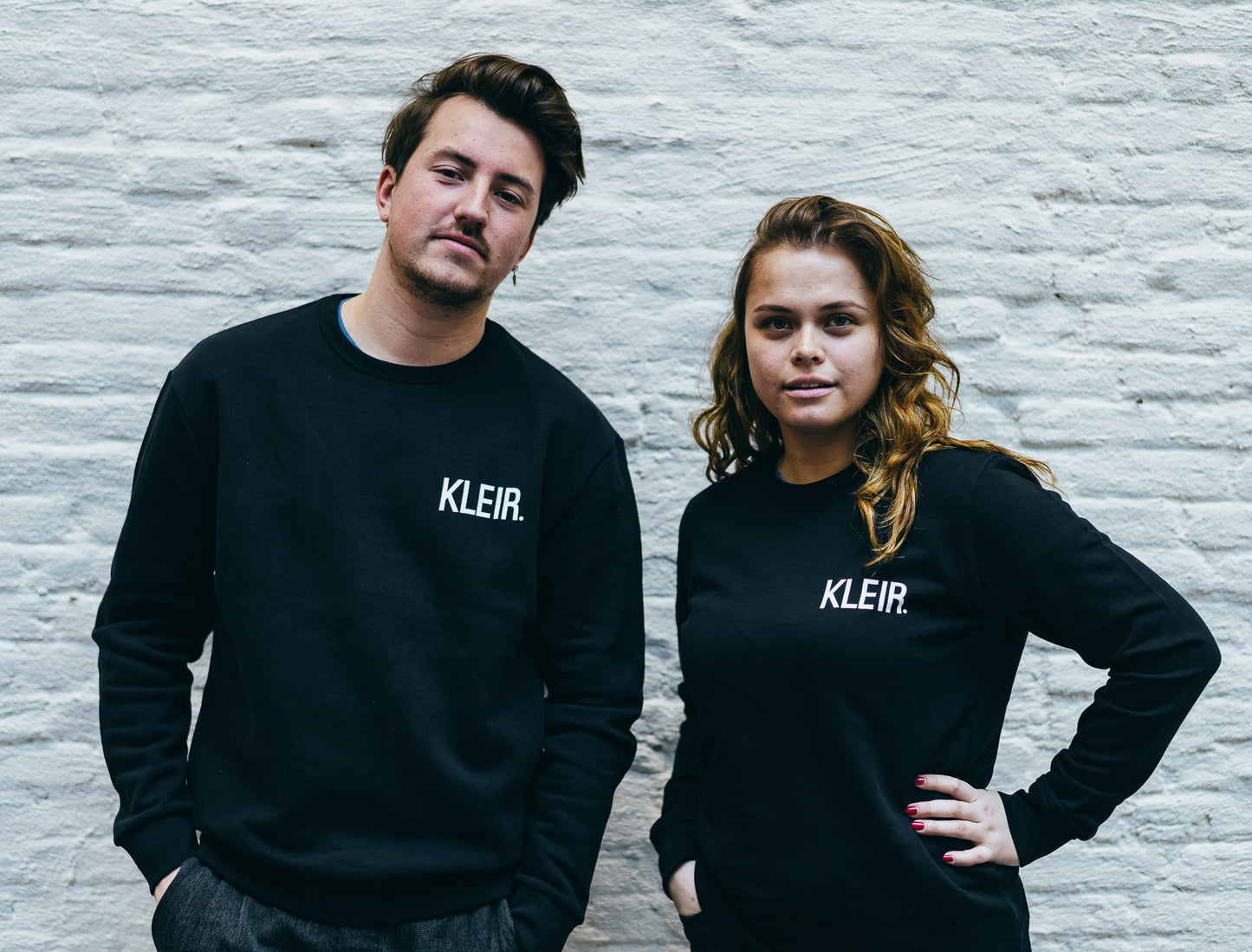 KLEIR. trui zwart unisex