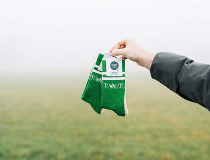 Sokken • TISWADATIS • Groen & wit - Downsyndroom Vlaanderen