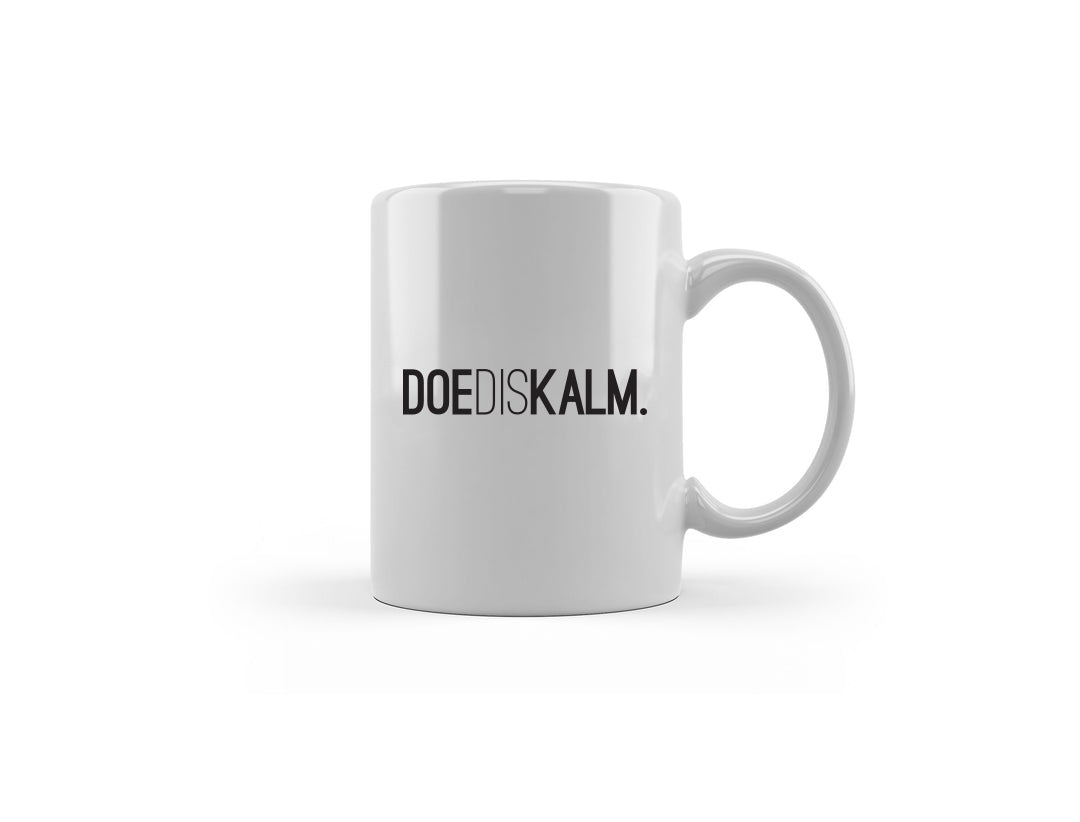 Koffietas • DOEDISKALM. • Wit