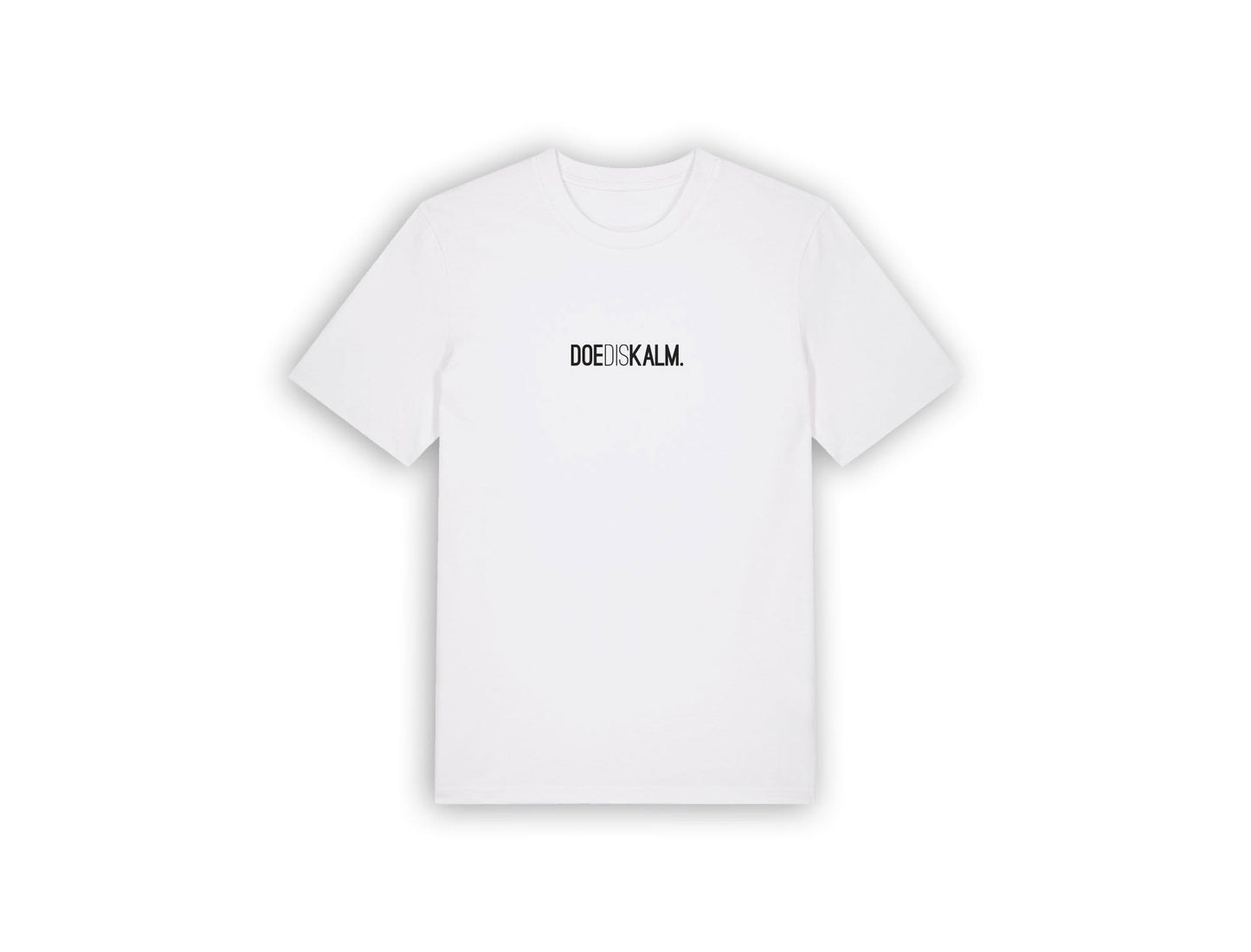 T-shirt • DOEDISKALM. • Wit • Unisex