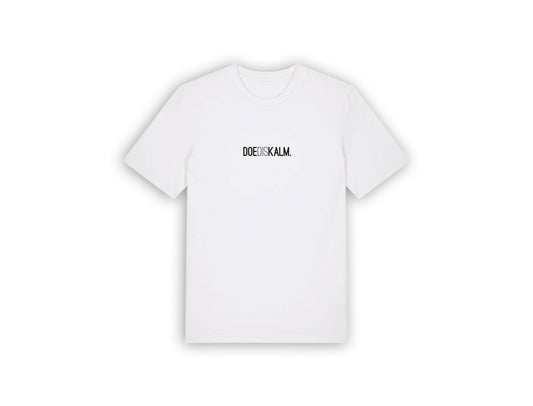 T-shirt • DOEDISKALM. • Wit • Unisex