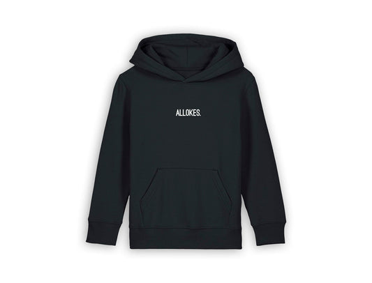 Hoodie • ALLOKES. • Zwart • Kinderen