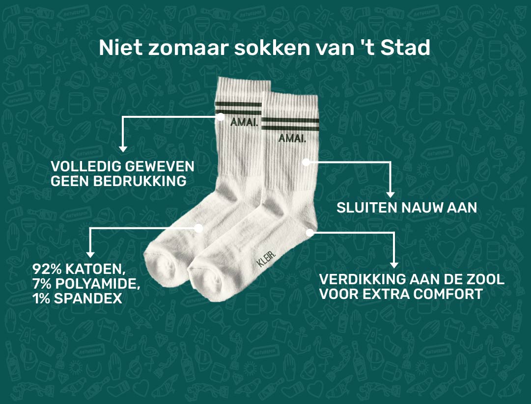 USP card AMAI sokken van KLEIR. 