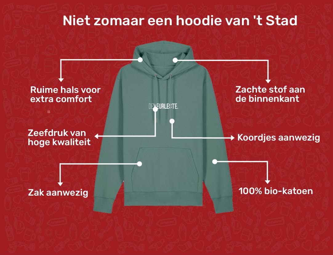 USP card DEVEURLESTE Hoodie voor volwassenen van KLEIR. 