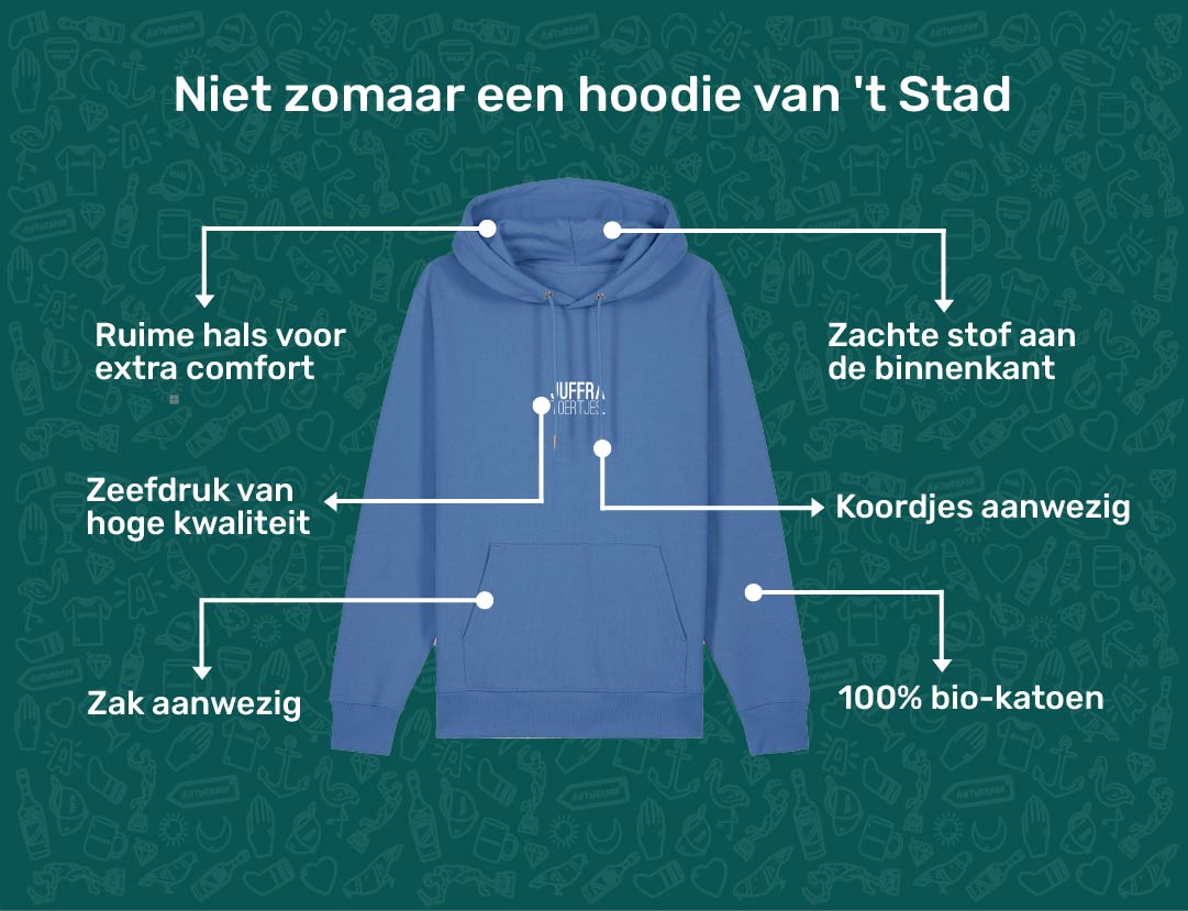 USP card JUFFRATOERTJES Hoodie van KLEIR. 
