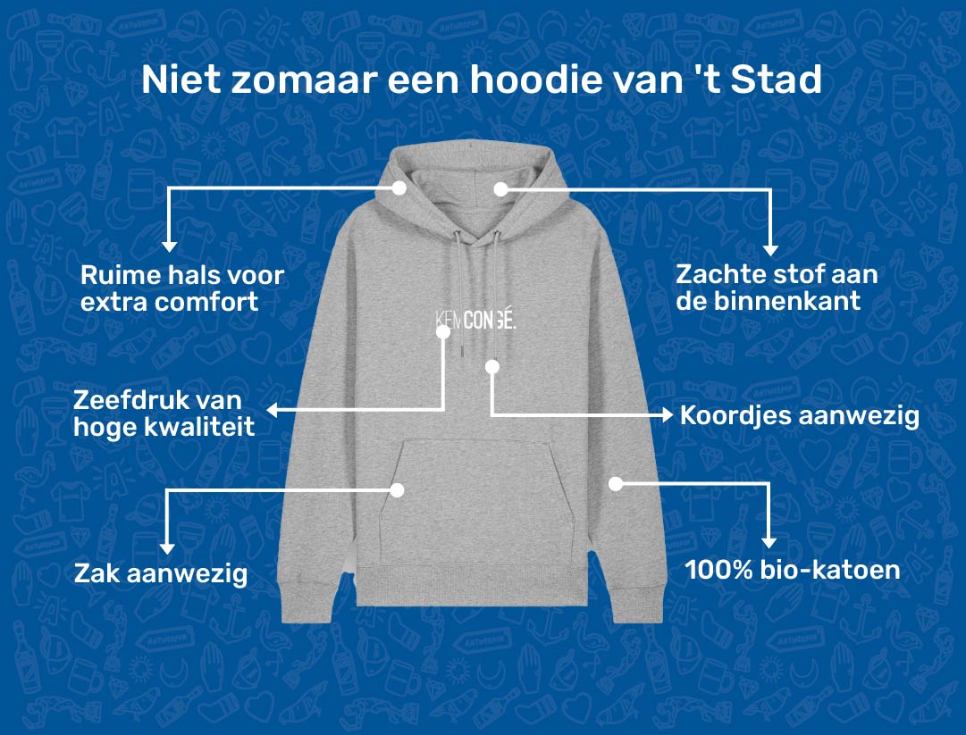 USP card KEMCONGE Hoodie van KLEIR. 