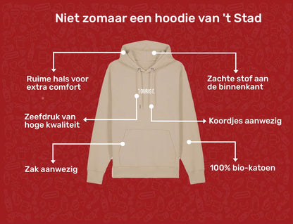 USP card TOURIST Hoodie voor volwassenen van KLEIR. 