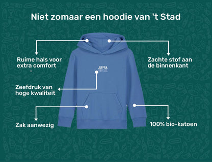 USP card JUFFRATOERTJES Hoodie voor kinderen van KLEIR. 