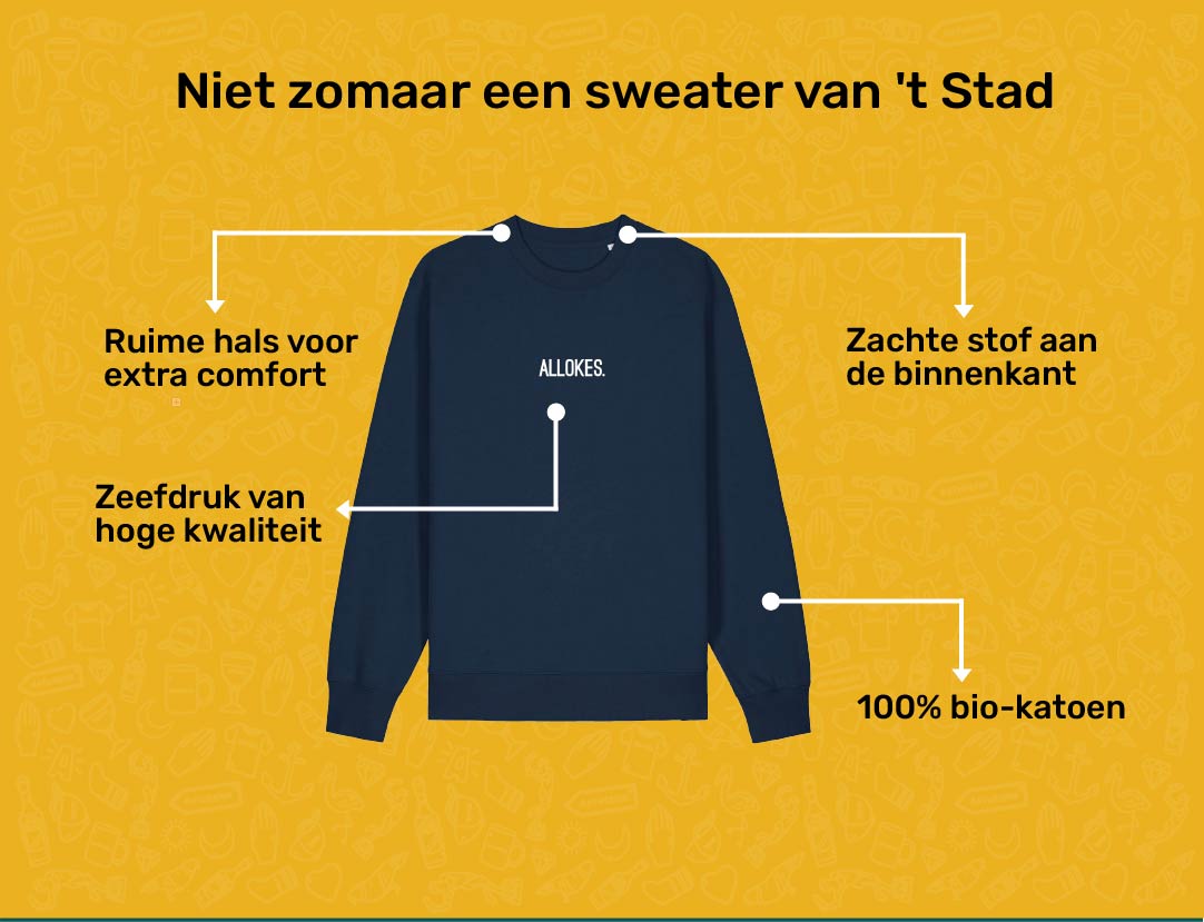 USP card ALLOKES Sweater voor volwassenen van KLEIR. 