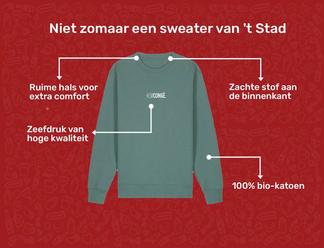 USP card KEMCONGE Sweater voor volwassenen van KLEIR. 