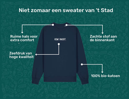 USP card KEMDENACHT Sweater voor volwassenen van KLEIR. 