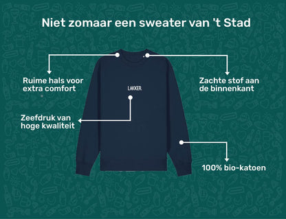 USP card LAKKER Sweater voor volwassenen van KLEIR. 