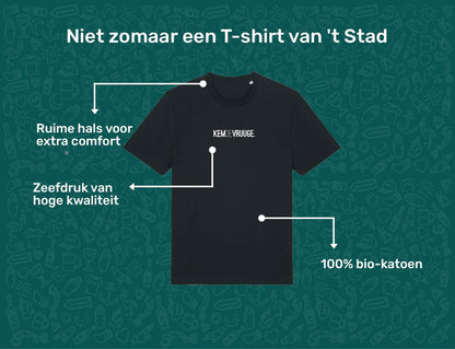 USP card KEMDEVRUUGE T-shirt voor volwassenen van KLEIR. 