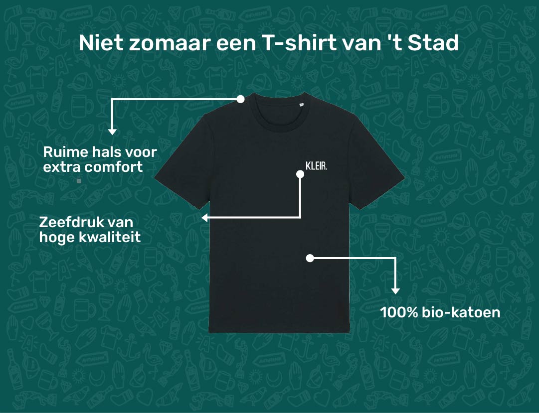 USP card KLEIR T-shirt voor volwassenen van KLEIR. 