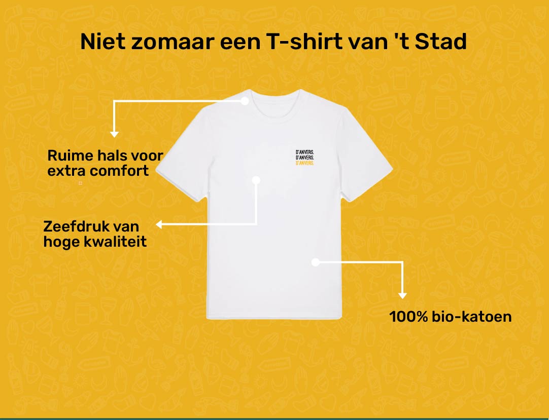 USP card TRIPEL D'ANVERS T-shirt voor volwassenen van KLEIR. 