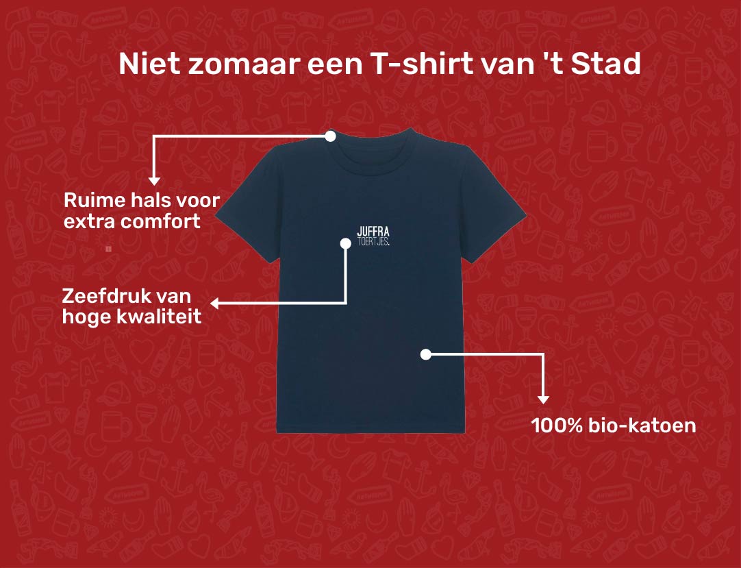 USP card JUFFRATOERTJES T-shirt voor kinderen van KLEIR. 