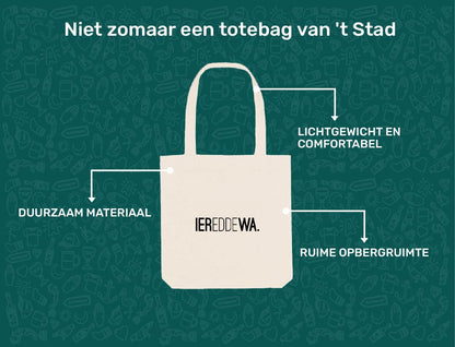 USP card IEREDDEWA totebag van KLEIR. 
