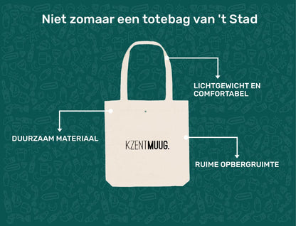 USP card KZENTMUUG totebag van KLEIR. 