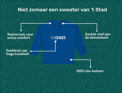USP card KEMOENGER Sweater voor baby's van KLEIR. 