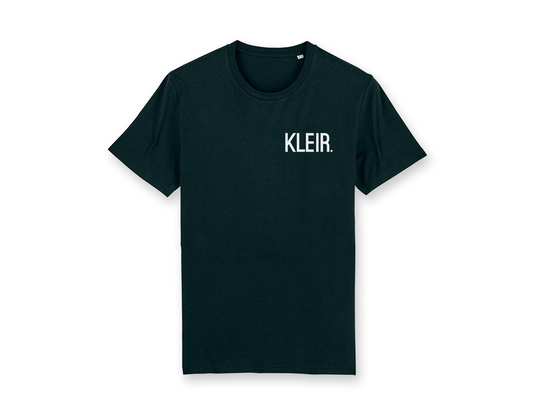 Zwarte T-shirt met opdruk KLEIR.