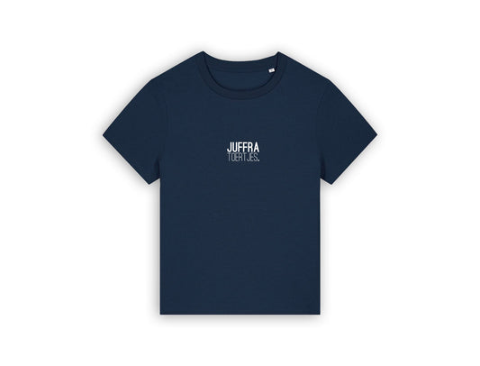 T-shirt • JUFFRA TOERTJES. • Donkerblauw • Getailleerd