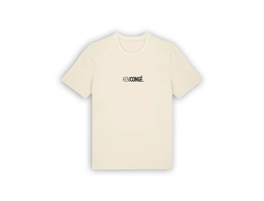 T-shirt • KEMCONGÉ. • Ecru • Unisex