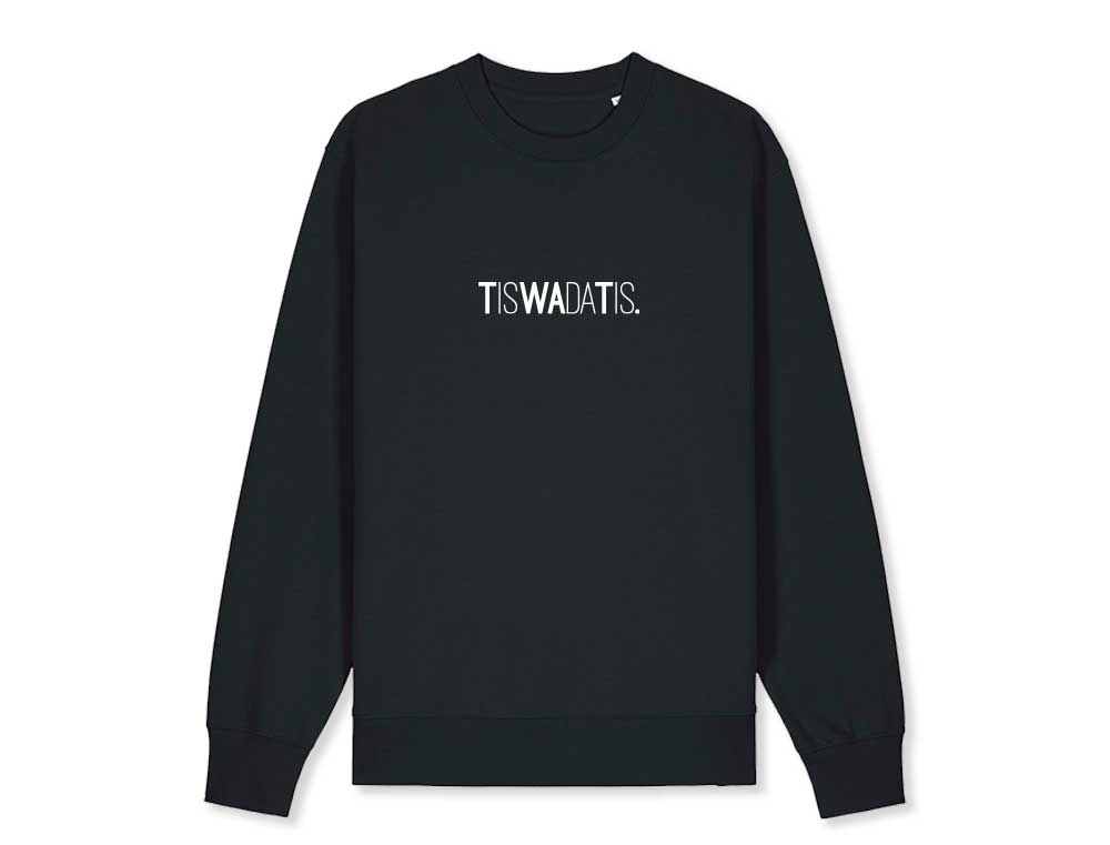 Sweater • TISWADATIS. • Zwart • Unisex • Limited Edition