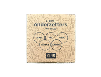 Set van 5 onderzetters