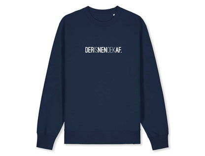 Sweater • DERISNENOEKAF. • Donkerblauw • Unisex • Limited Edition
