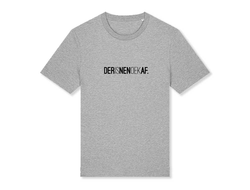 T-shirt • DERISNENOEKAF. • Grijs • Unisex • Limited Edition