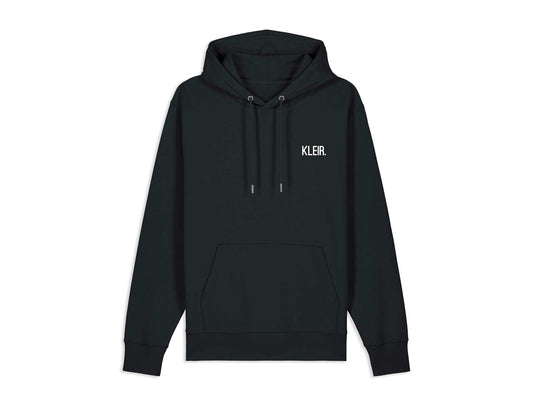 Zwarte hoodie met opdruk KLEIR.
