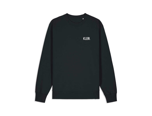 Zwarte sweater met opdruk KLEIR. 