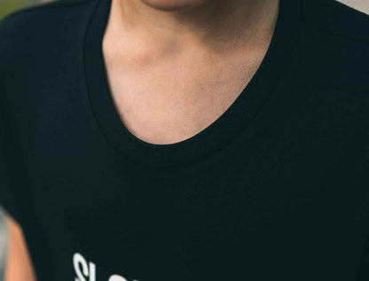 SLOPPEL. Zwarte T-shirt voor kinderen