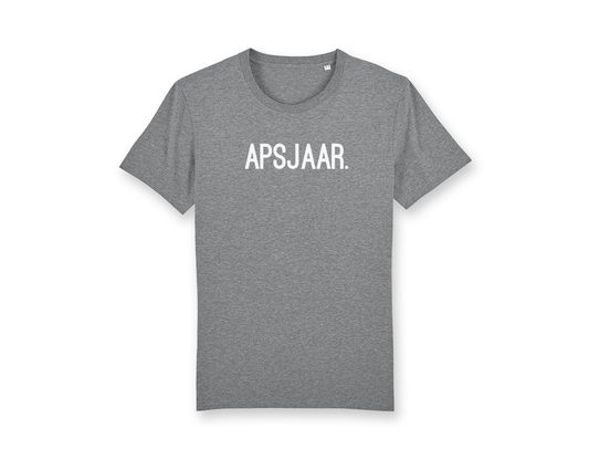 Apsjaar T-shirt grijs