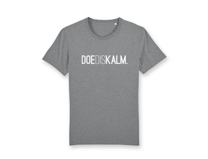 DOEDISKALM. grijze T-shirt volwassenen