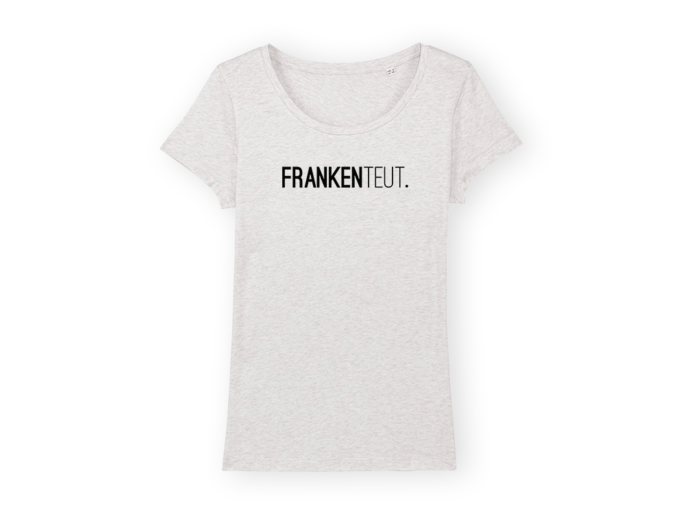FRANKENTEUT. lichtgrijze T-shirt voor vrouwen van KLEIR.