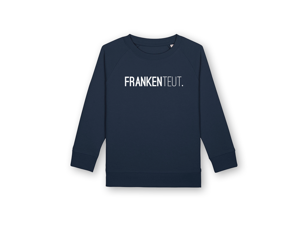 FRANKENTEUT. blauwe trui voor kinderen