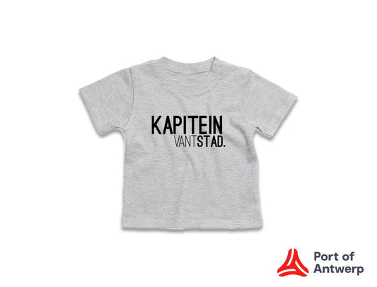 Baby T-shirt • KAPITEINVANTSTAD. • Grijs