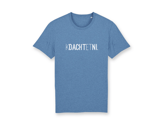 KDACHTETNI. blauw-grijze T-shirt volwassenen