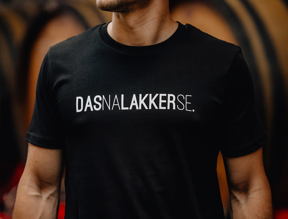 T-shirt • DASNALAKKERSE. • Zwart • Unisex