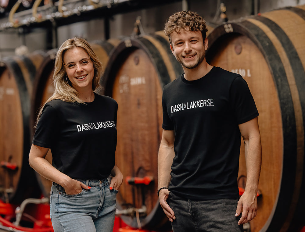 T-shirt • DASNALAKKERSE. • Zwart • Unisex