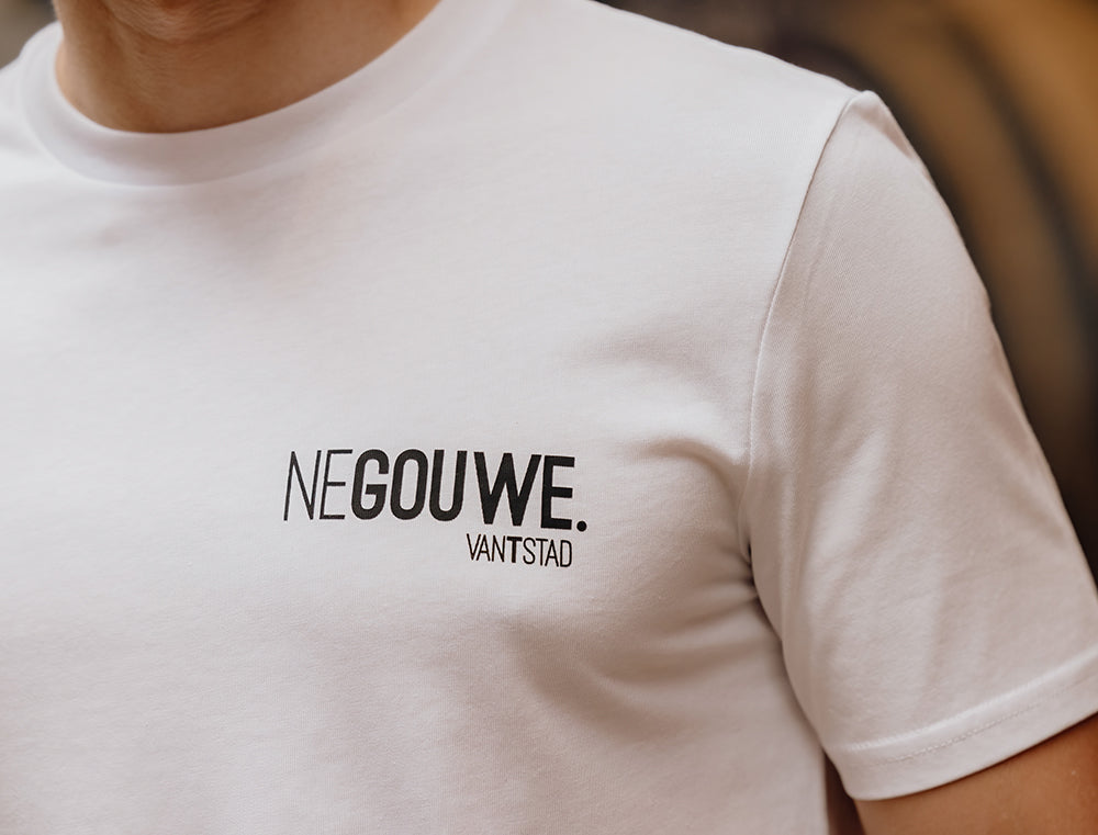T-shirt • NEGOUWE VANTSTAD. • Wit • Unisex