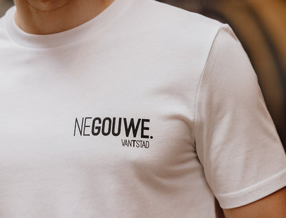 T-shirt • NEGOUWE VANTSTAD. • Wit • Unisex