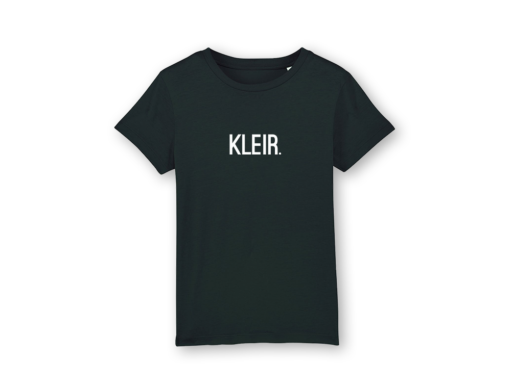 Zwarte T-shirt met opdruk KLEIR.