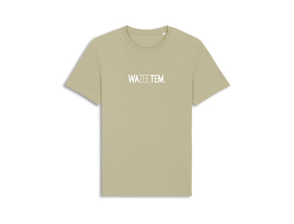 T-shirt met opdruk WAZEETEM.
