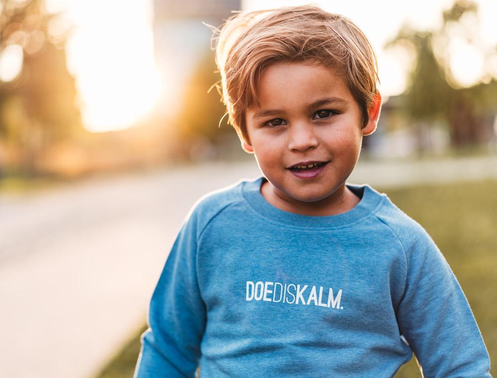 Trui DOEDISKALM. kinderen lichtblauw KLEIR.
